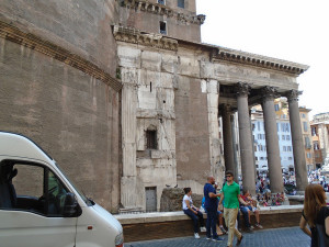 Side view of the Pantheon