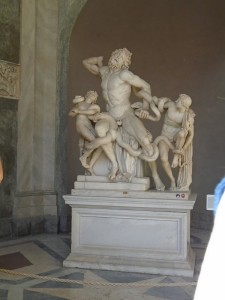 One of the better-known statues in the Vatican.